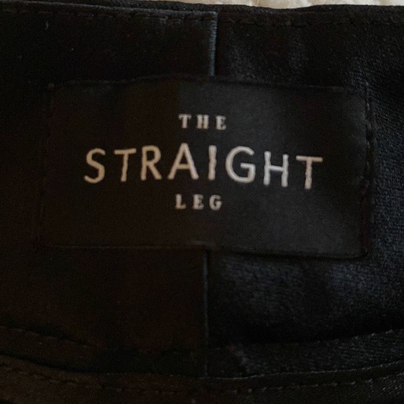 White House Black Market The Straight Leg Tuxedo Black Pant 0 SHORT - Picture 6 of 7